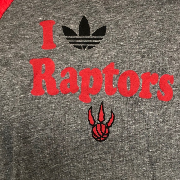 Brand new Adidas Raptors 3/4 Sleeve Top - Picture 2 of 3